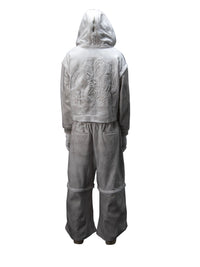 WHITE TRIBAL ARMOUR SWEATPANTS