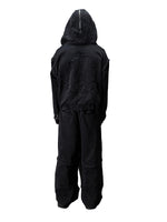 BLACK TRIBAL ARMOUR HOODIE
