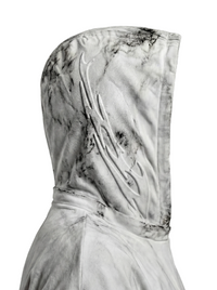 WHITE TRIBAL ARMOUR HOODIE