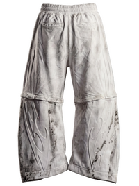 WHITE TRIBAL ARMOUR SWEATPANTS